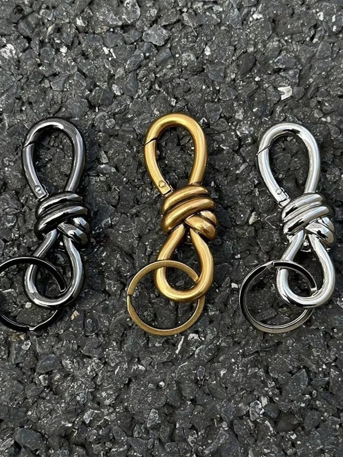 NYXIA Schlüsselanhänger, Twist Knot Verschluss, D-Ring - Bild 2