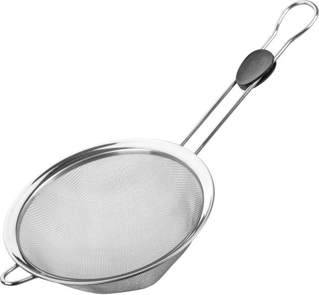 Stanley Rogers Sieb aus Edelstahl in Silber mit feinem Netz und Griffen, Durchmesser: 20 cm - Bild 1