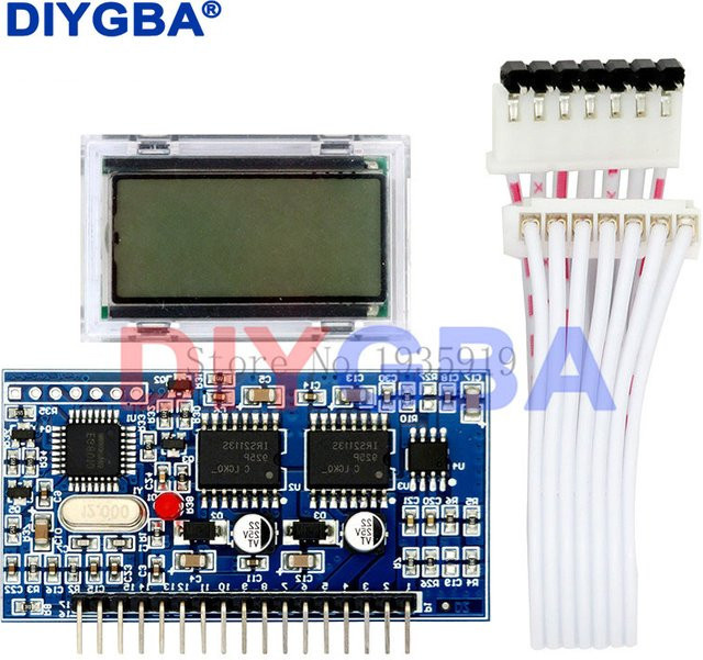 EGS002 DC-DC DC-AC Sinus-Wechselrichter Generator SPWM Boost-Treiberplatine mit EG8010 und IR2110 sowie LCD-Display - Bild 1