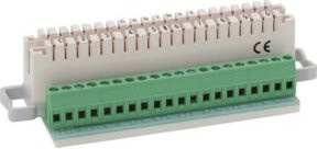 CobiNet LSA-Trennleiste 2/10 SK zu 10 DA 1020 029/2 in Weiß mit Schraubanschluss - Bild 1