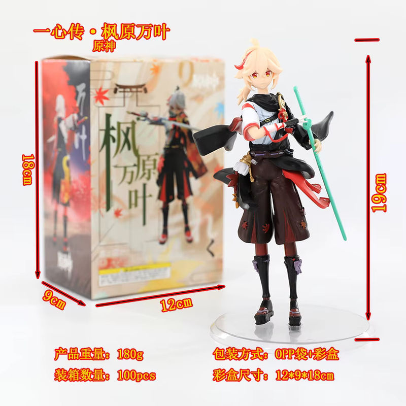 Bandai Genshin Impact Kaedehara Kazuha Anime Figur als Sammler Modell Dekoration in Mehrfarbig - Bild 5
