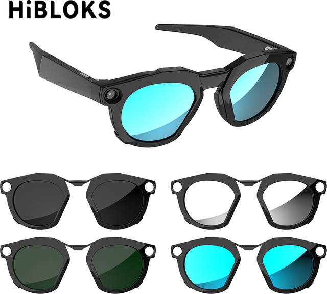 HiBloks Sonnenbrillengläser für Oakley Meta HSTN Smartglasses, Schwarz, Polarisiert - Bild 1