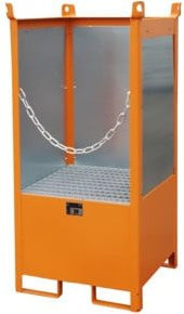 Bauer Südlohn Fass-Stapelpalette FSP-1 G aus Stahl, orange - Bild 1