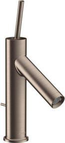 Hansgrohe Axor Starck A Waschtisch-Einhebelmischer in Brushed Brass mit Pin-Griff und Pop-up-Abfluss - Bild 1