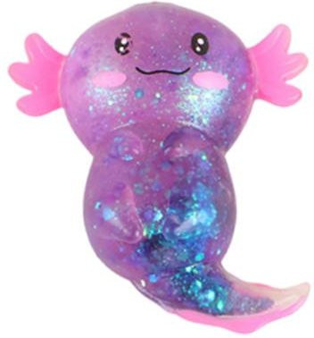 HOMAVA Glitzer Salamander Quetschspielzeug, pink - Bild 1