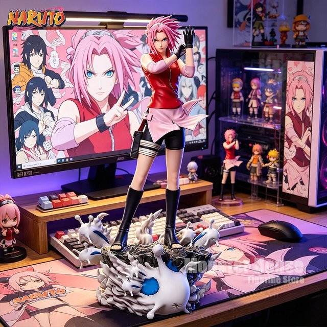 Bandai Naruto Haruno Sakura Actionfiguren, PVC-Statue, 35cm - Bild 1