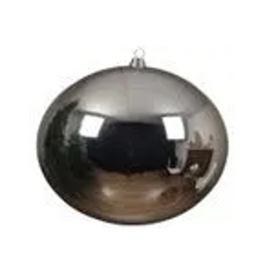 Kaemingk Weihnachtsbaumkugel Silber Glanz Bruchfest, Durchmesser: 40 cm - Bild 2