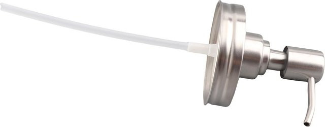 mfySpace Sirup Spender Pumpe aus Edelstahl für 2,56in Einmachgläser, silber, luftdicht und auslaufsicher - Bild 1