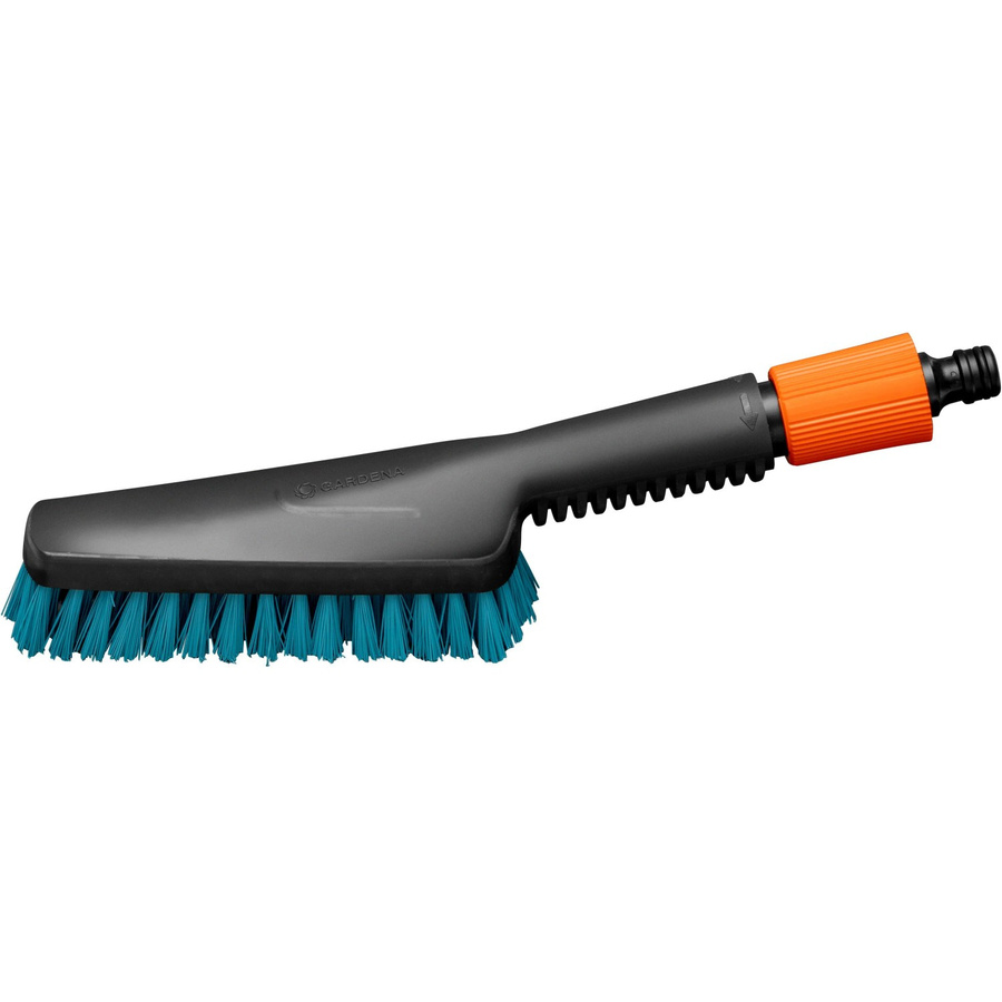 Gardena Cleansystem Handbürste Hard S mit Schlauchanschluss in Anthrazit - Bild 2