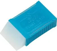 Läufer Radierer L-125 aus Kunststoff in Transparent Blau - Bild 1