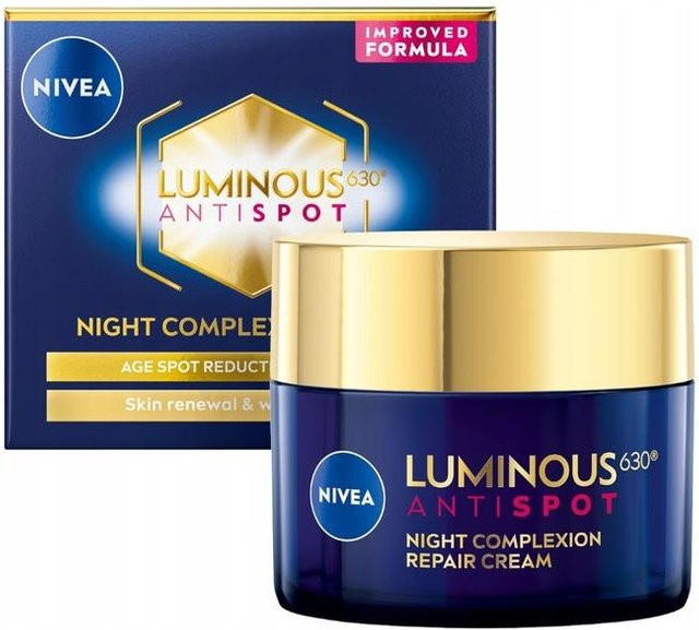 Nivea Cellular Luminous630 Regenerierende Nachtpflege, 50 ml, Empfindliche Haut - Bild 1