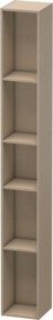 Duravit L-Cube Regalelement beige leinen, 5 Fächer, vertikal, B/T/H: 18 x 14 x 140 cm - Bild 1