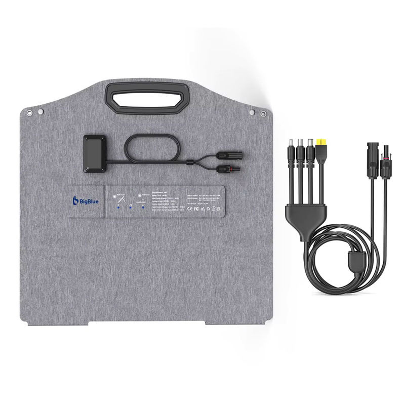 BigBlue SolarPowa 100 Solarpanel mit 100W Leistung, PD 45W USB-C, 18W USB-A und MC-4 Ports, IP68 Schutzklasse - Bild 3