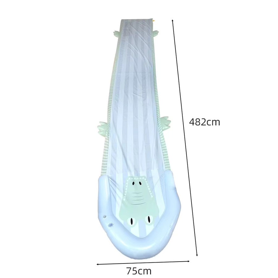 Wonflex Alligator-Wasserrutsche, Outdoor-Sprinkler-Rutsche, für zwei Personen - Bild 2