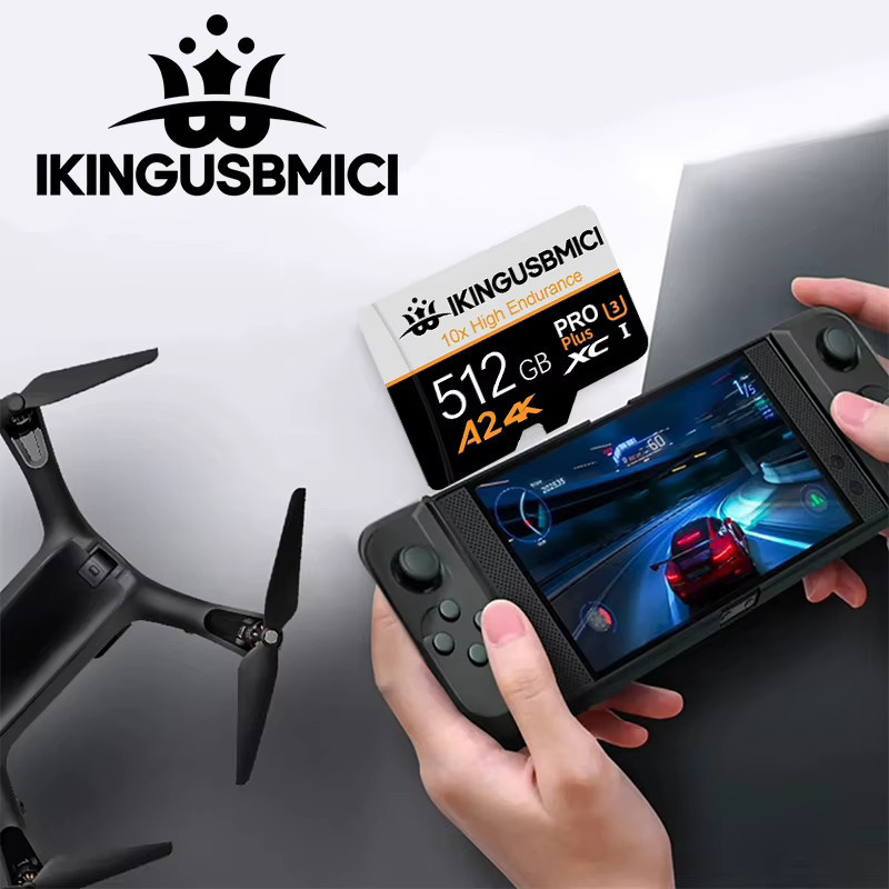 Hochleistungsfähige Micro-SD-Speicherkarte V30 für GoPro und Überwachungskameras, Farbe: Schwarz - Bild 2