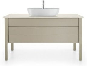 Duravit Waschtischunterschrank Luv mit 1 Ladenschrank und 1 Auszug, B/T/H: 133,8 x 57 x 74,3 cm - Bild 1