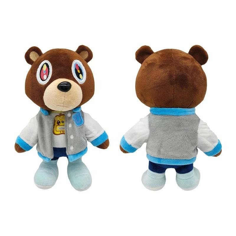 Bai Fen Bai Toys Kanye West Bär Plüschspielzeug weiß 26cm 14+y - Bild 3