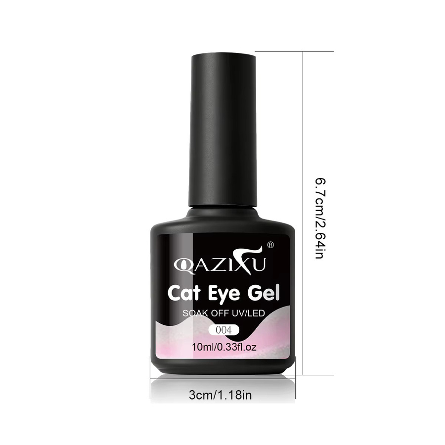 QAZIXU Gel-Nagellack, Rosa, Schimmernd, 10 ml - Bild 5