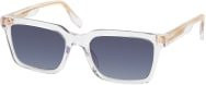 Marc Jacobs MARC 719/S Sonnenbrille, Quadratisch, Vollrand, Kunststoff, transparent, grau, Herren - Bild 1