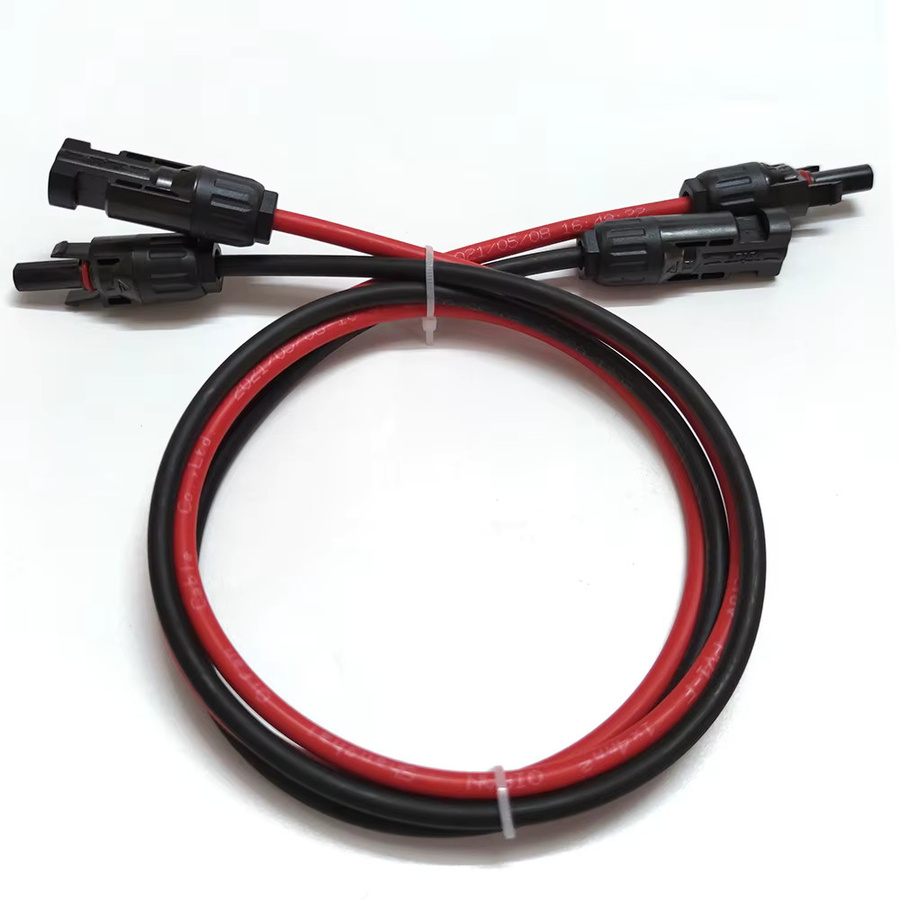Sola Solar-Verlängerungs-DC-Kabel mit PV-DC-Anschluss für Solarpanel-Systeme in Schwarz und Rot - Bild 5