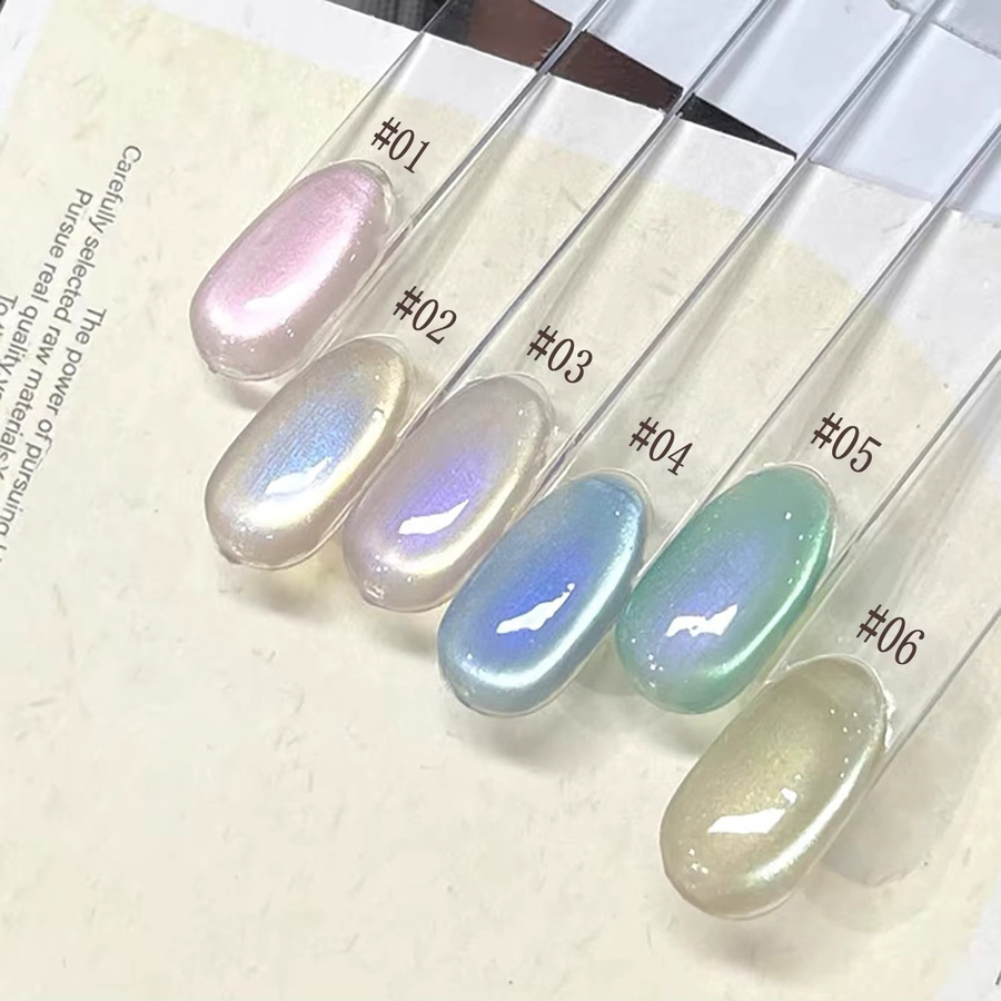 MN Gel-Nagellack, Lila, Schimmernd - Bild 2