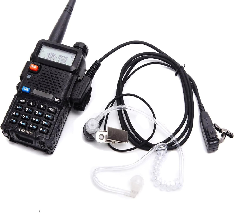 GOT-TOG Walkie-Talkie-Headset mit Mikrofon und Akustikröhre in Schwarz - Bild 6
