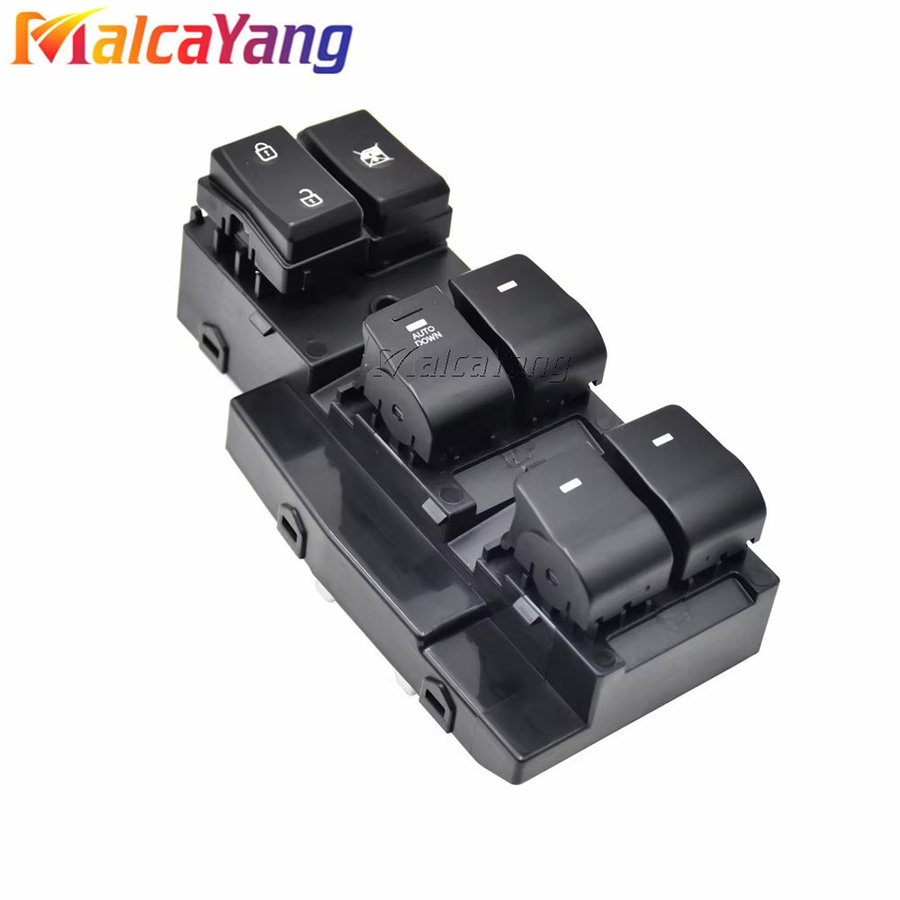 Malcayang Fensterheber Schalter vorne links für Hyundai Elantra 2017-2020, Schwarz, 93570-F20004X 93570F20004X 93570-F21004X 93570F21004X - Bild 4