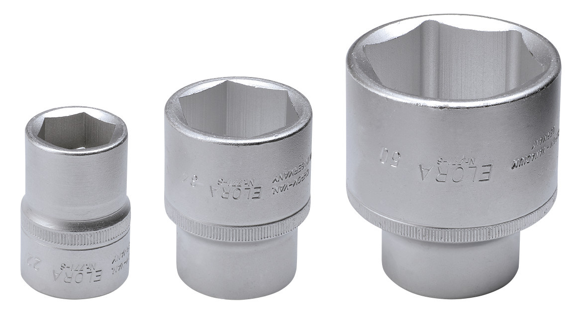 Elora Steckschlüssel-Einsatz 3/4 Zoll Sechskant ELORA-771-SM Silber 18 mm - Bild 1