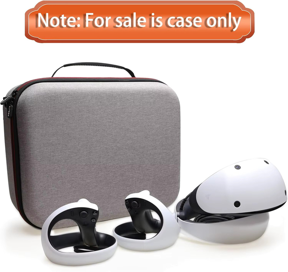 LTGEM Hartschale Aufbewahrungsschutztasche kompatibel mit Sony PlayStation PSVR2 in Silber - Bild 2