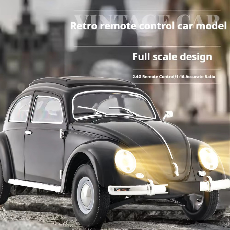 JIKEFUN VW Käfer Hardtop Limousine Modell 1950, ferngesteuertes Auto, 1:16 - Bild 2