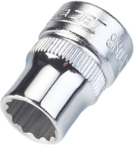 Hazet Doppel-6-Kant-Steckschlüssel-Einsatz 880AZ 3/8 Zoll, 10 mm, Silber - Bild 1