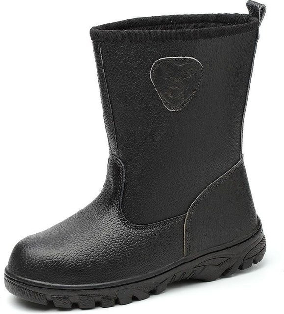 Shoekeeper Arbeitsschutzstiefel aus Leder in Schwarz, hochgeschnitten, mit Stahlkappe, bruchsicher und durchstichfest, Größe 37 - Bild 1
