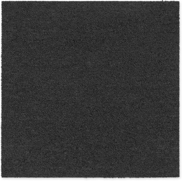 Karat Teppichfliesen Moskau Anthrazit Selbstliegend Rutschhemmend B/T: 50 x 50 cm - Bild 1