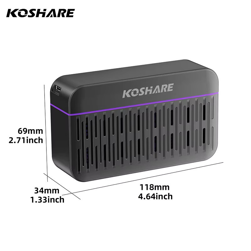 KOSHARE Smart Li-Ionen-Akkuladegerät mit 16 Steckplätzen und LED-Anzeige inklusive AA und AAA Lithium-Akkus 1,5V - Bild 2