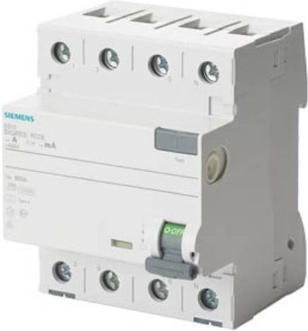 Siemens FI-Schutzschalter 5SV3347-6KK12 RCD 80A 0,03A 400V in Weiß - Bild 1