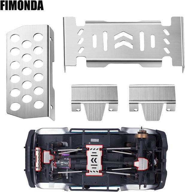 Fimonda Edelstahl-Chassis-Schutzplatte, Metall, Zubehör - Bild 1