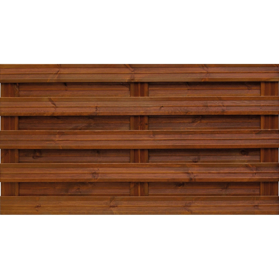 Sichtschutzzaun-Element Goch von Andrewex aus Holz in Braun, lasiert, B/H: 90 x 180 cm - Bild 2