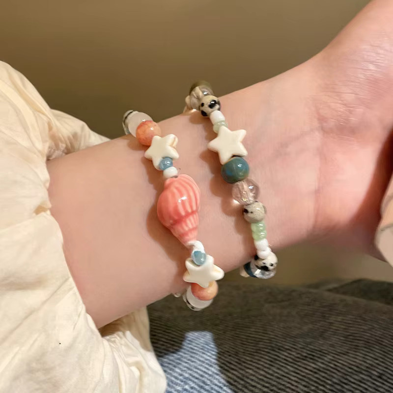 RINHOO FRIENDSHIP Armband, Keramik, Perle, Bunt, Damen - Bild 3