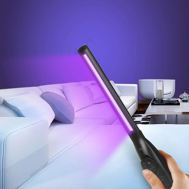 Wiederaufladbare LED-Taschenlampe in Schwarz mit stufenloser Dimmung und Magnetfunktion für Notfälle und Autoreparaturen - Bild 1