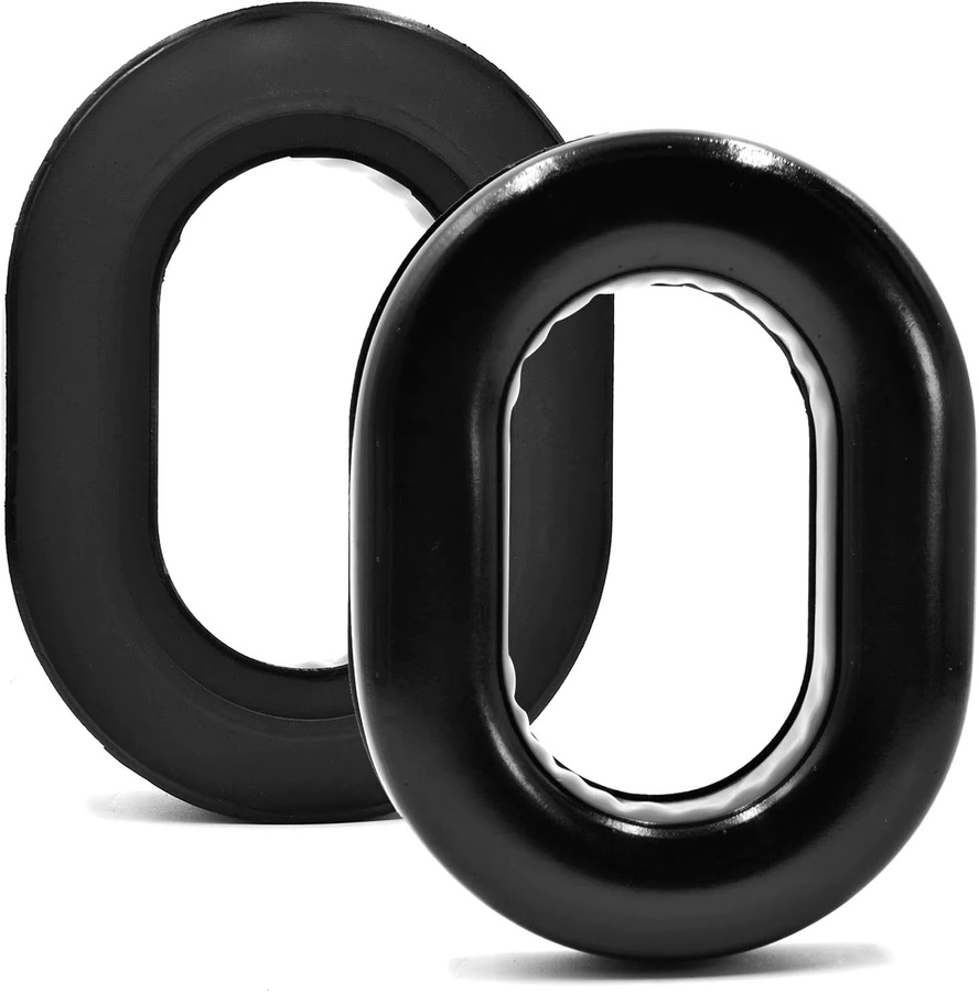 YHKEMA Gel-Ohrpolster aus Silikon für David Clark Headsets H10-60 und H10-13S, Farbe: Schwarz - Bild 3