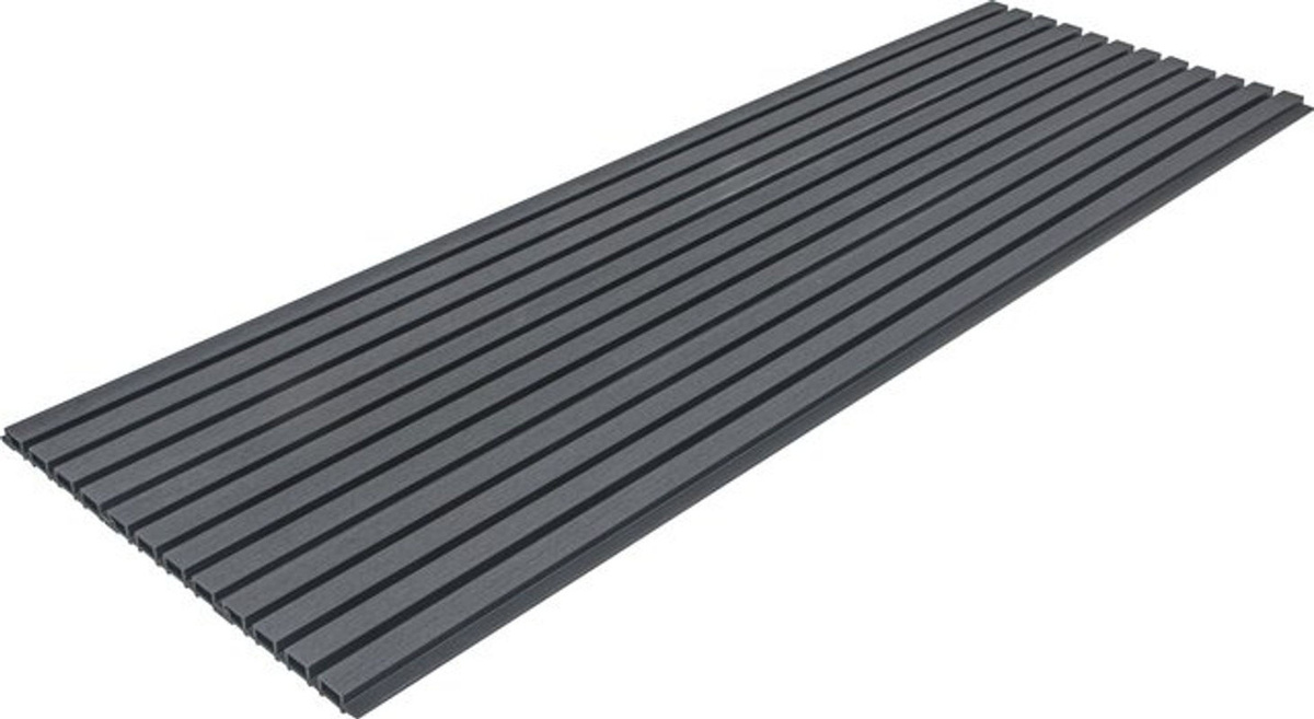 HOME DELUXE WPC Fassadenverkleidung DUVAR in Anthrazit (2m²) - Bild 1