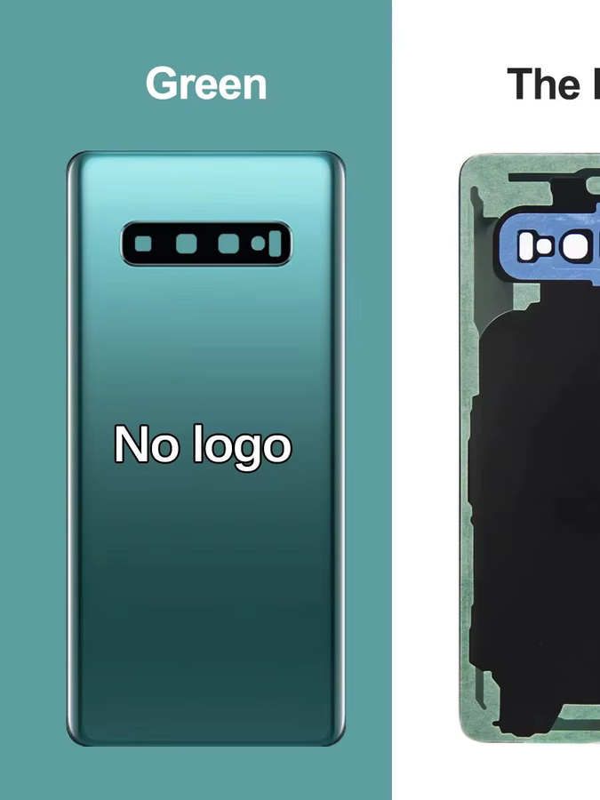 Samsung S10 Plus G975F G9750 Rückseitige Gehäuseabdeckung mit Kameralinse in Grün - Bild 5