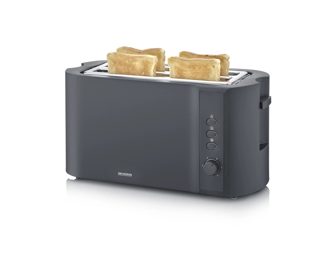 Severin Automatik-Langschlitztoaster in Anthrazit aus Edelstahl und Kunststoff - Bild 1