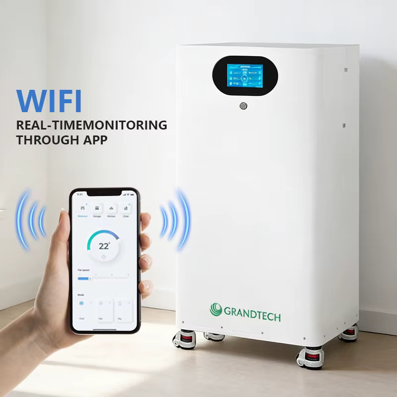 Home Energy Storage LiFePO4 Lithium Batterie für Solarsysteme, 48V, Farbe: Weiß - Bild 3
