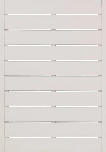 Sichtschutzzaunelement Faro von Andrewex aus Kiefernholz, Farbe Cream/Beige, lackiert, B: 130 cm, H: 90 cm - Bild 1