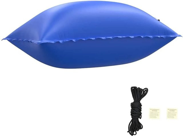 vidaXL Winter Pool Kissen aus PVC in Blau, B/T/H: 460 x 230 x 160 cm - Bild 1