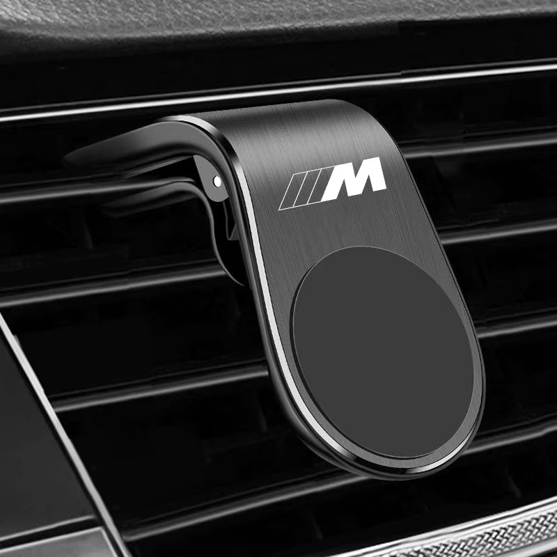 Schwerkraft-Handyhalterung für BMW mit GPS-Unterstützung und Lüftungsclip-Installation, Schwarz - Bild 1