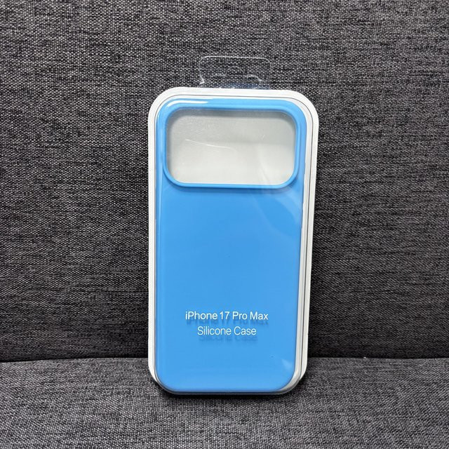 KH Flüssigsilikon Schutzhülle in Blau für iPhone 17 Pro, 16, 15, 14, 13, 12 Pro Max und Air - Bild 1