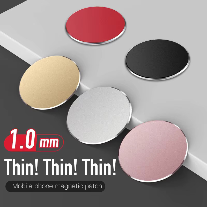WSSHE Magnetische Metall-Disk-Platte für die Auto-Handyhalterung, Rot, Universal Luftauslass-Halterung für Mobiltelefone und GPS - Bild 2