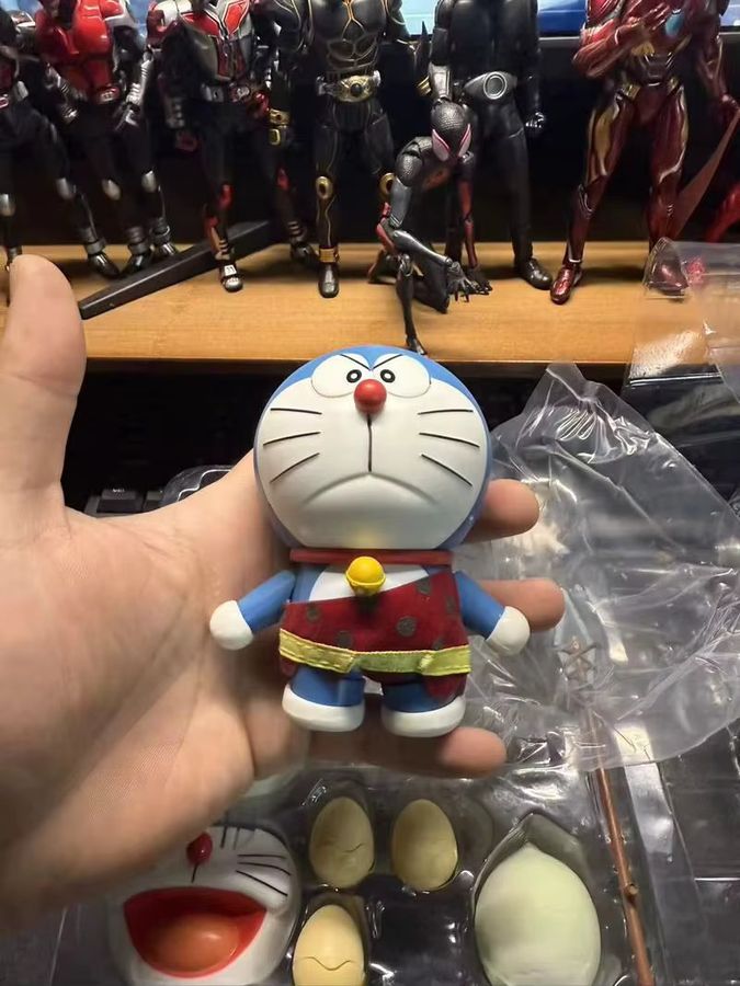 Bandai Doraemon Roboter-Katze Anime-Figur aus PVC in Blau - Bild 3